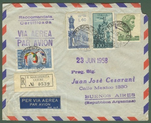Aerogramma lettera - aerogramma.,