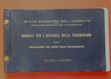 manuale ufficiali trasmissioni, 1936, decine di foto e tavole, bellissimo ,25 cm