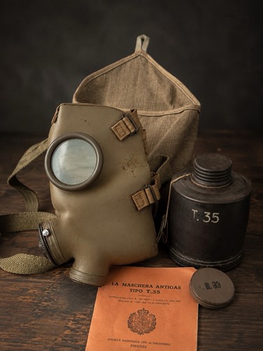 Maschera antigas italiana 35 - antigas, t.35