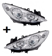 POUR PEUGEOT 307 CC SW BREAK 05- PHARE AVANT GAUCHE+DROIT MOTEUR électrique