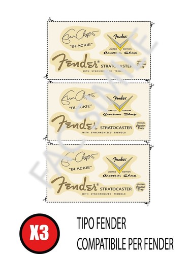 Decal tipo fender - 3,