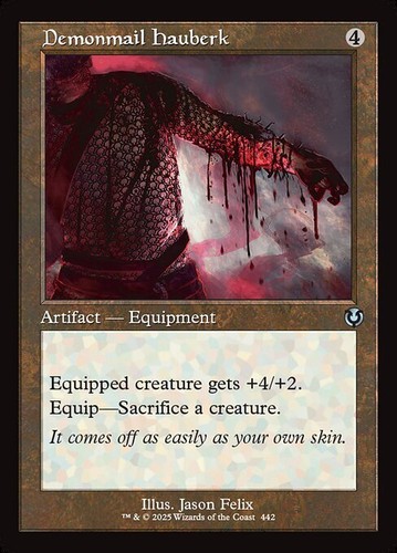 Mtg demonmail hauberk 442 exc - mtg,