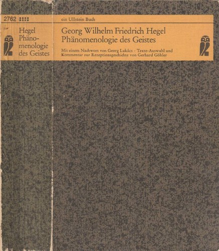Phanomenologie des geistes - phanomenologie, geistes.