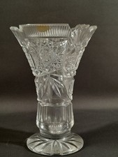 Vaso In Vetro Intagliato