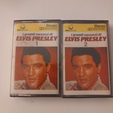 I GRANDI SUCCESSI DI ELVIS PRESLEY NUOVE SIGILLATE! 1983 lotto 2 musicassette mc