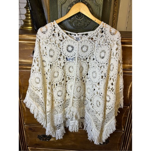 Poncho top pizzo - poncho,