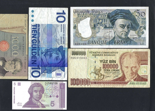 Lotto banconote europee olanda - lotto,