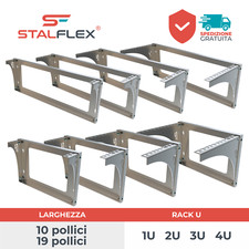 Supporto parete rack 1u - supporto, a