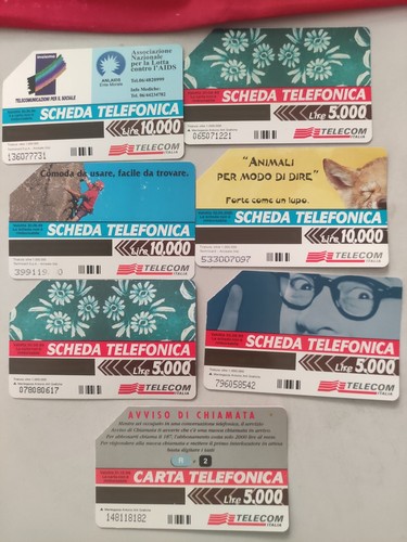 Carte telefoniche italiane - carte,