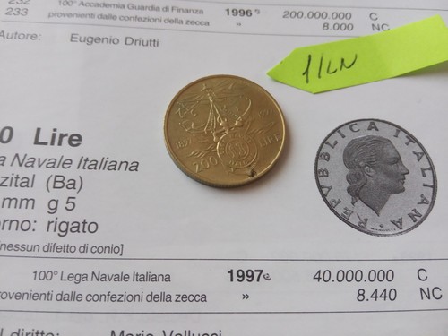 Moneta 200 lire - moneta, da