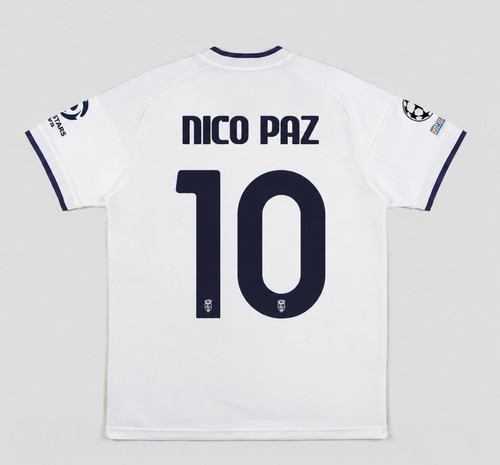 Maglia como away full - como, patch