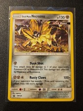 Pokemon Sun & Moon Black Star Promo Card Dusk Mane Necrozma SM124 TCG