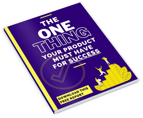 The one thing your - one, product