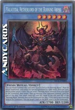 MALACODA, NETHERLORD OF THE BURNING ABYSS • Segreta • SECE EN085 • 1Ed • Yugioh!