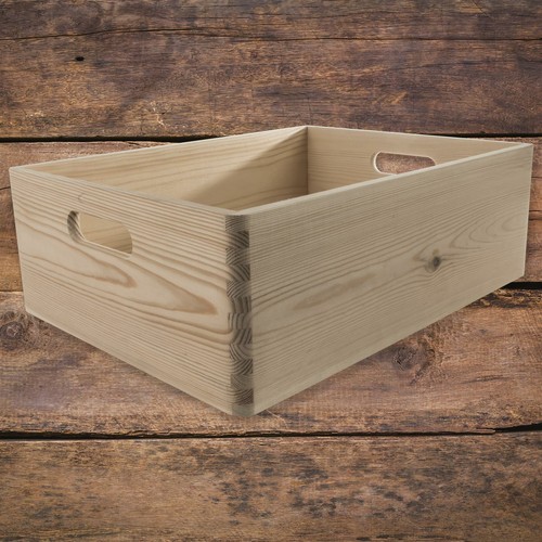 Cassa legno impilabile - in,
