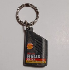 Vecchio Portachiavi vintage AUTO MOTO BENZINA CARBURANTE OLIO SHELL (old keyring