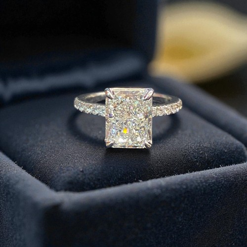 Anello solitario carati - 3,30,