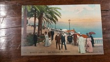Cartolina Monte-Carlo Les Terrasses du Casino Giletta (1909) CB428 Postcard *