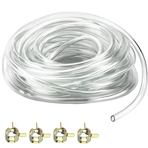 Tubo gomma trasparente 8mm - tubo,