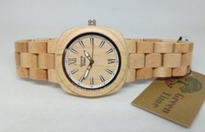 OROLOGIO DONNA LEGNO ACERO