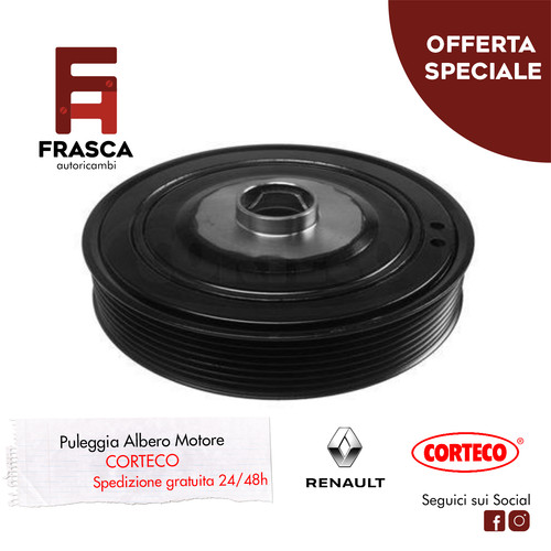 Puleggia albero motore renault - motore,