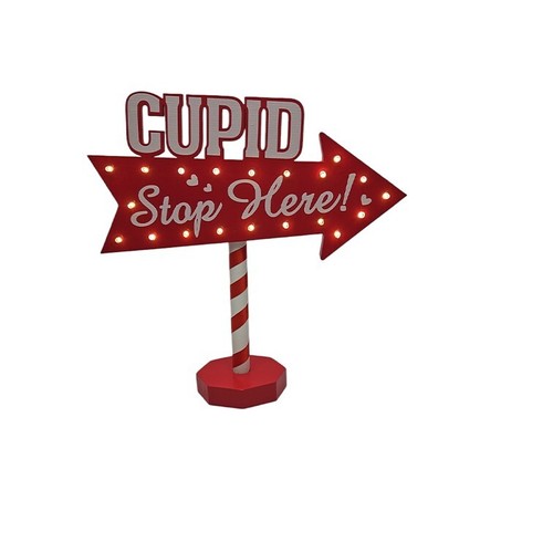 Cupido stop here - , freccia