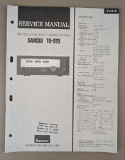 Sansui Tu-919 Sintonizzatore