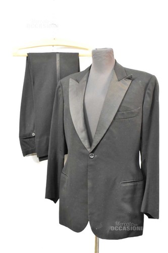 Completo smoking uomo nero - completo,