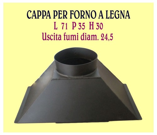Cappa per forno - , legna