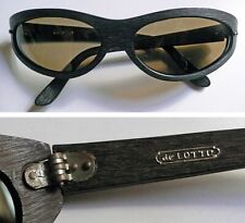 De Lotto Italy occhiali da sole in acetato effetto legno vintage 1960s (medium)