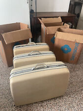 Set 3 valige Samsonite modello Silhouette colore crema. Vintage anni '70.