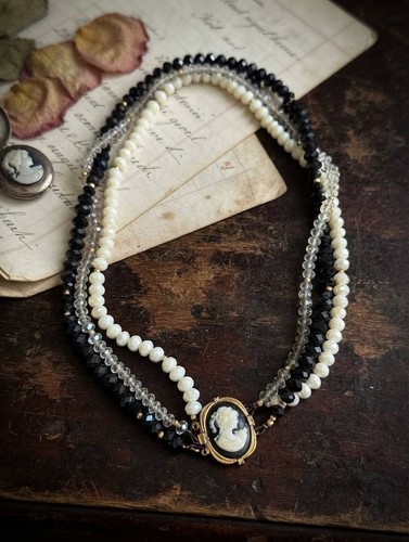 Collana cammeo vintage