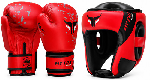 Set guanti boxe e - set,