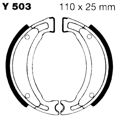 Coppia ganasce freno - freno, y503