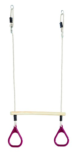 Barra trapezio legno con - in,