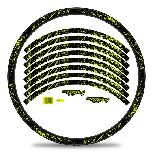 Set adesivi cerchi bici mtb - adesivi,