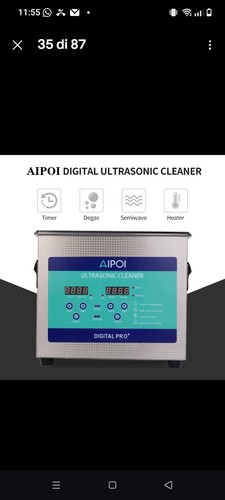 Pulitore ultrasuoni 250 w - pulitore,