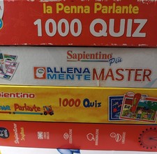 Lotto 4 Giochi Sapientino