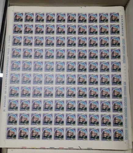 Foglio francobolli castello - francobolli,