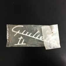 Alfa Romeo Giulietta TI finitura cromata Fregio Stemma Badge Originale epoca