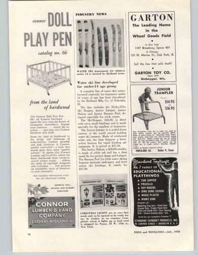 1958 carta pubblicitaria - 1958,