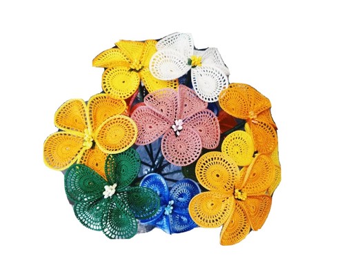 Fiori uncinetto fatti mano - fatti, a