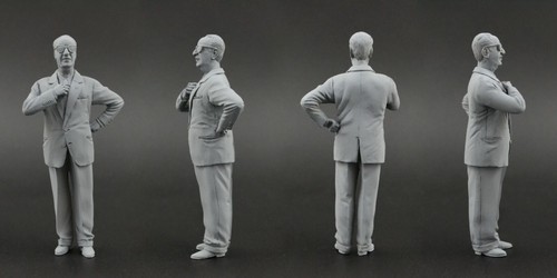 Enzo ferrari figura per - ferrari, 1:18