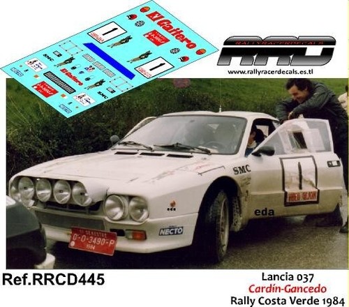 Decal calca lancia 037 - 1/43;,