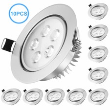 10x LED luce da incasso 5W