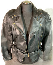 Giacca In Pelle Moto Taglia 44