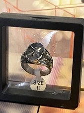 Anello stile cuori cromati