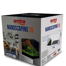 Acquario Amtra Nanoscaping  35x28x30 cm h vasca extra chiaro coperchio escluso