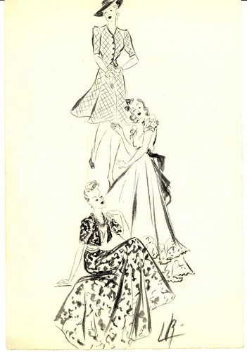 1939 moda donna anni abiti - 1939,