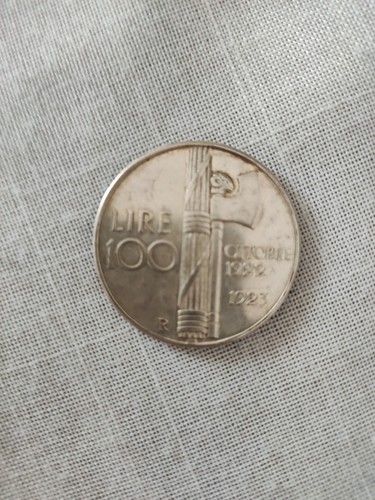 Moneta commemorativa 100 lire - commemorativa,,